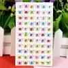 Adesivos da série Gem princesa dos desenhos animados das crianças Diamante acrílico flor de ameixa redondo amor diy recompensa adesivos atacado