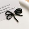 Pequeno fresco Mori Crystal Pearl arco brincos mulheres diy feito à mão acrílico frisado brincos material atacado