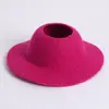 Nuevo Sombrero de Fieltro Labubu Parte Superior Vacía Sombrero de Cúpula Abierta Accesorios de Sombrero de Moda Muñeca Muñeca Sombrero Mini