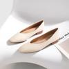 Zapatos de Abuela de 3 cm para Mujer, Piel de Oveja, Nuevo Modelo 2026, Zapatos de Trabajo para Viajes de Primavera y Otoño, Corte en V, Punta Cuadrada, Tacón Grueso, Suela Suave, Zapatos de Piel Genuina