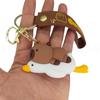Hamburguesa Capibara Unicornio Regalo Creativo Llavero PVC Bolsa de Plástico Blando Llavero de Capibara