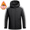 Chaqueta de Algodón para Deportes de Invierno 2022 Ropa de Algodón para Hombre Abrigo Grueso Cálido con Capucha de Tres Rayas para Hombre