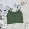 Fábrica de Origen 646# Bandeau de Canalé sin Costuras con Almohadillas en el Pecho Hermosa Espalda Camiseta sin Mangas Lencería Bandeau Chaleco Deportivo para Dormir