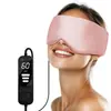 Mascarilla Eléctrica para Ojos Calefactora por USB con Calentamiento de Grafeno, Ajuste de Temperatura de Tres Niveles, Compresa Caliente de Vapor, Mascarilla para Ojos Calefactora y Calentadora para la Cabeza