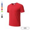 Camiseta deportiva de secado rápido para hombre, cuello redondo, para verano, para correr al aire libre, informal, de manga corta, holgada, para fitness, venta al por mayor transfronteriza