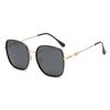 Nuevas gafas de sol polarizadas transfronterizas de moda europea y americana para mujer, montura grande, gafas de sol de conducción anti-UV Cyber Celebric para hombre.