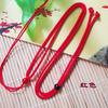 Collar de cuerda de jade tejido hecho a mano DIY cuerda de cuentas rojas longitud ajustable cristal de cinabrio colgante de cuerda para colgar transmisión en vivo venta al por mayor