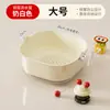 Cesta Drenante de Frutas y Verduras de Doble Capa para Uso en Cocina, Gran Capacidad, Multifuncional, Cesta Espesada para Lavar Frutas y Verduras, Cesta de Almacenamiento