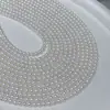 Pérolas naturais de água doce de 4-5mm, pérolas AK quase redondas, colar semiacabado de alto brilho, contas soltas, acessórios de material DIY