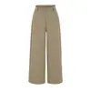 Pantalones Caquis de Pierna Ancha para Mujer Otoño 2026 Nuevos de Cintura Alta, Caídos, Sueltos, Adelgazantes, de Pierna Recta, Pierna Estrecha, Pantalones Casuales de Traje