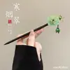 Grampo de Cabelo de Madeira de Alta Qualidade com Franjas e Design Floral, Acessório de Cabelo Estilo Chinês Tradicional para Mulheres, Novo Modelo 2026, Novo Grampo de Cabelo Estilo Chinês