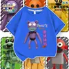 Roupas de Merchandising do Jogo Restaurante da Suzy Camiseta de Manga Curta Infantil Top de Meia Manga Tendência