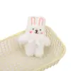 Muñeco de Conejo Entero de Amor de Dibujos Animados Accesorios para el Cabello Broche Accesorios DIY Zapatos de Conejo de Felpa Accesorios de Ropa