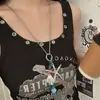 Collar Minimalista con Colgante de Estrella de Mar y Concha de Metal Estilo Vacaciones Casual Cadena de Acero de Titanio Y2K Dulce Fresco Picante Accesorio para Chica Moderno