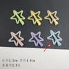 Cinco Canto Estrela Traceless Hairpin Estilo Coreano Menina Coração Lado Clipe Dopamina Franja Transparente Clipe Hairpin Novo Estilo
