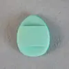 Mini Aplicador de Pó para Ponta do Dedo Polegar, Não Absorvente de Pó, Almofada Elástica Mini Aplicador de Pó para Dedo, Esponja de Beleza Mini para Base Líquida Corretivo