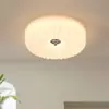 Lámpara de Techo para Dormitorio Principal Bauhaus Antiguo Medio Pasillo Balcón Estilo Crema Estudio Restaurante Lámparas de Cristal