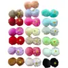 20mm Bola Colgante de Otoño e Invierno Bola de Pelo de Conejo Colgante de Felpa DIY Accesorios de Joyería Cuentas Cadena de Teléfono Móvil Llavero