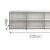 Armário Lateral Modular Combinado de Aço Inoxidável Estilo Coreano Simples ins Internet Popular Armário de Armazenamento Casa