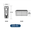 Acessórios para Calha de Sol Conexão de Canto Acessórios de Conexão Solar Instalação em Tubo Quadrado Fixador de Tubo Quadrado Universal