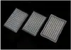 Placa PCR de silicona de 96 pocillos 0.2 ml falda plana convexa media falda 20 Piezas/paquete