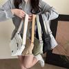 Bolso Bandolera de Moda para Mujer 2026 Nuevo Estilo Bolso de Tela de Color Sólido Simple Casual Nicho Versátil Pequeño para Viajes