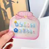 Adesivos de Unha Falsos Infantis Fofos Tridimensionais Desenho Animado Doce Unha Postiça Unhas Feitas à Mão