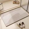 Tapetes de baño transfronterizos, Resistentes a las manchas, Absorbentes de agua, De secado rápido, Tapetes antideslizantes, Tapetes de baño de tierra de diatomeas, Envío directo