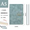 Cuaderno A5 con Hebilla, Cuaderno de Negocios, Registro de Reuniones de Oficina, Papelería, Cuaderno de Estudio, Atracción Magnética