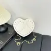 2026 Bolso Nuevo Retro Europeo y Americano con Remaches en Forma de Corazón para Mujer, Bolso Cruzado de Cadena de Moda Tendencia, Bolso de Hombro con Diseño de Nicho
