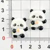 Novo clipe de cabelo fofo de desenho animado urso trabalhador resina feita à mão creme gel acessórios de joalheria faça você mesmo pingente para capa de celular