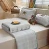 2026 novo estilo fofo colcha de flanela de algodão colcha de cama de solteiro peça única