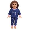 2024 nuevo 18 pulgadas muñeca American Girl accesorios ropa de una pieza con capucha 43cm muñeca de verano pijama de felpa