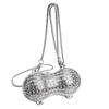Mini Bolso de Cadena Diamantado de Cacahuete Acrílico 2025 Diseño de Moda Tendencia para Niñas Bolso Cruzado de Hombro para Pintalabios Mujeres