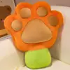Almohada de Paleta con Forma de Pata de Gato Linda para Niñas, Cojín Lumbar con Forma de Pata para la Cama, Almohada para Siesta en la Oficina, Cojín para Sofá