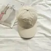 Boné de Beisebol Bordado com Letra Simples Estilo Coreano, Secagem Rápida, com Toque de Luxo, Chapéu de Proteção Solar para Homens e Mulheres, Adequado para Passeios