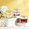 Pote de Creme em Forma de Coração 10g, Pote de Creme para Olhos de Luxo, Pote Recarregável de Creme Simples Colágeno, Pote Cosmético Recarregável para Creme Diurno e Noturno
