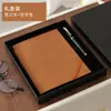 Cuaderno A5 Estilo Retro de Piel Suave con Correas, Bloc de Notas de Piel de Oveja, Cuaderno para Reuniones de Trabajo de Oficina, Personalización Empresarial