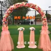 Novo Arco Europeu Cerimônia de Casamento Vitrine de Casamento Adereços Cerimônia de Abertura Suprimentos para Festivais Flor de Seda Arco de Flores
