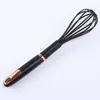 Exclusivo transfronteiriço: Conjunto de utensílios de cozinha de nylon de nove peças com cabos banhados a ouro rosa, incluindo conchas de sopa e espátulas, para uso na cozinha