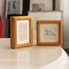 Portafotos de Madera Maciza de Nogal con Soporte para Exhibición para Imprimir Fotos en Fotos de Identificación Marco de Madera 678 pulgadas Mini Pinturas de Caligrafía para Colgar en la Pared