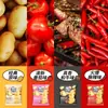 Papas fritas crujientes de 16g, Snack inflado, Paquete pequeño de papas fritas, Snack casual, Para maratonear, Tomate picante, Sabor original, Delgadas y crujientes