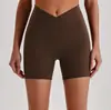Pantalones Cortos de Yoga de Cintura Alta Transfronterizos Europeos y Americanos, Pantalones Deportivos Ajustados para Mujer que Realzan los Glúteos de Melocotón, Venta al por Mayor