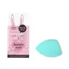 Huevo de Maquillaje Seco y Húmedo Doble Uso Tipo Calabaza Corte Diagonal Tipo Gota Huevo de Maquillaje para Belleza Combinación Independiente Empaquetado Huevo de Maquillaje Portátil