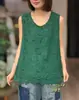 Verano Nuevo Estilo Japonés Dulce Sin Mangas Jacquard 3D Bordado Chaleco Holgado Casual Versátil Top Básico Venta al por Mayor