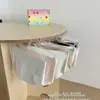 Calcinha feminina máscara de gelo zero toque, cintura média, alta elasticidade, respirável, confortável, fio dental triângulo sem costura, multicolorido, lingerie feminina sem costura