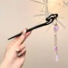 Horquilla de Ébano para Mujer con un Toque Fresco y Elegante, Horquilla de Flor de Magnolia, Accesorio para el Cabello de Estilo Tradicional para Peinados Recogidos Diarios