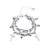 Pulsera de Acero Inoxidable con Cuentas Redondas de 8 mm de Venta Caliente de Moda Pulsera de Cuentas Redondas Pulsera Elástica DIY Pulsera Elástica