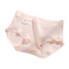 Ropa interior para mujer 7A Antibacteriana Sencilla de Color Sólido Cintura Media Algodón Puro Antibacteriano Piel Amigable Transpirable Sin Marcas Funda Ropa interior para Niñas