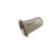 Em Estoque Fábrica 304 Aço Inoxidável Sem Costura Malha de Filtro Envolvida na Borda Tampa Redonda Filtro de Tubo de Óleo Válvula Industrial à Prova de Poeira Fabricante